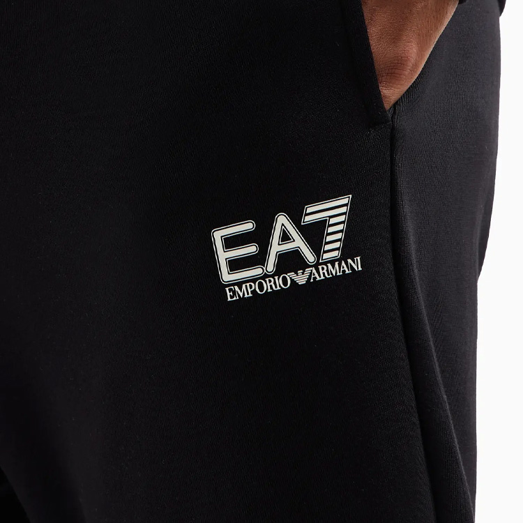 Sizing Emporio Armani EA7 黑色印花長袖圓領運動衫套裝 6DPV64-PJVTZ-1200