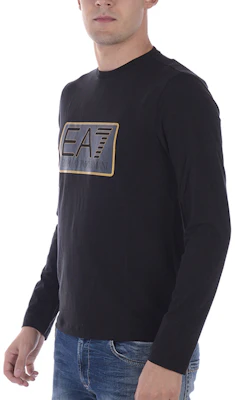 安普里奥阿玛尼EA7黑色标志印花圆领套头卫衣 6ZPM60-PJ05Z-1200 Details for 安普里奥阿玛尼EA7黑色标志印花圆领套头卫衣 6ZPM60-PJ05Z-1200