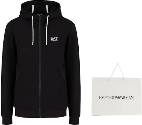 Emporio Armani EA7 Jaket Zip Hoodie Cetak Logo Hitam 3DPM53-PJ05Z-1200 Cheap Emporio Armani EA7 Jaket Zip Hoodie Cetak Logo Hitam 3DPM53-PJ05Z-1200