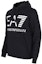 Shop Emporio Armani EA7 Black Logo Print Pullover Hoodie Long Sleeve Casual. 6KPM69-PJBWZ-1200