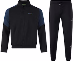 Emporio Armani EA7 Black Logo Print Tracksuit Set 6LPV62-PJBTZ-1200 Emporio Armani EA7 Black Logo Print Tracksuit Set 6LPV62-PJBTZ-1200