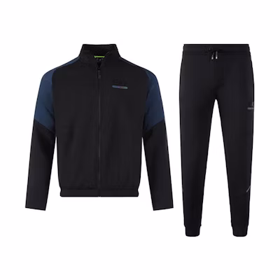 Emporio Armani EA7 Black Logo Print Tracksuit Set 6LPV62-PJBTZ-1200