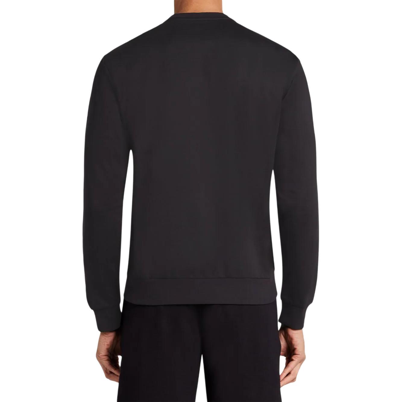 Purchase 安普里奥阿玛尼EA7黑色长袖卫衣带标志印花 6RPM60-PJ05Z-1200