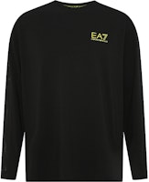 Emporio Armani EA7 Black Long Sleeve Logo Basic T-Shirt. 6KPT14-PJ6RZ-1200 Emporio Armani EA7 Black Long Sleeve Logo Basic T-Shirt. 6KPT14-PJ6RZ-1200