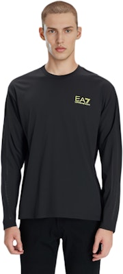 Emporio Armani EA7 黑色長袖標誌基本款T恤 6KPT14-PJ6RZ-1200 Shop Emporio Armani EA7 黑色長袖標誌基本款T恤 6KPT14-PJ6RZ-1200