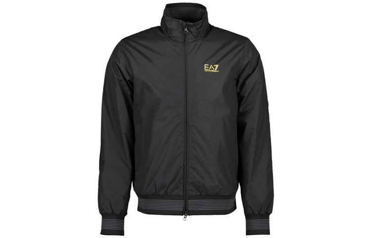 Emporio Armani EA7 Black Polo Collar Jacket 6GPB28-PN27Z-0208