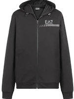 Emporio Armani EA7 Black Printed Hooded Jacket 6HPM82-PJ8NZ-1200 Emporio Armani EA7 Black Printed Hooded Jacket 6HPM82-PJ8NZ-1200