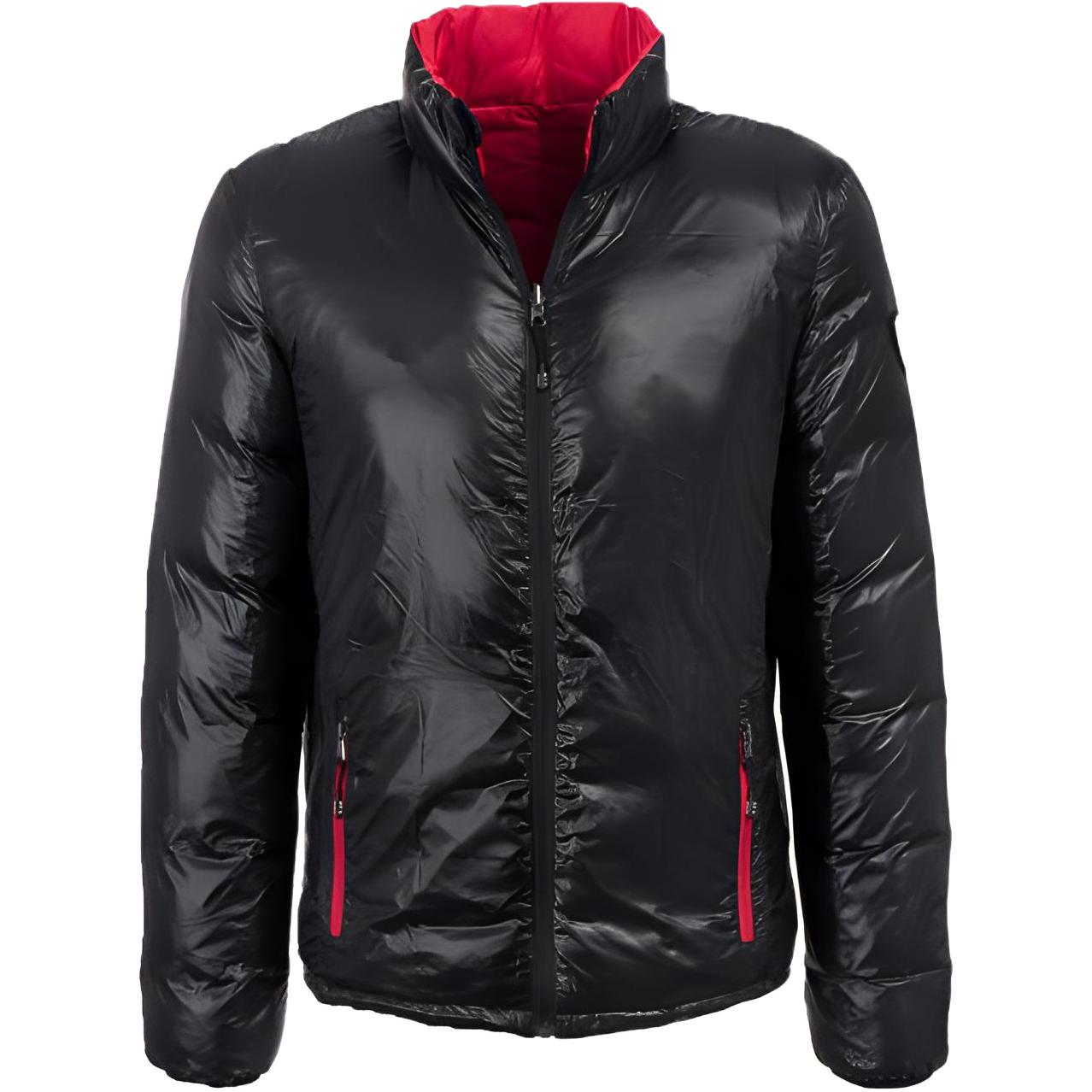 Emporio Armani EA7 Black Puffer Jacket with High Collar and Full Zip 271471-4A385-00020