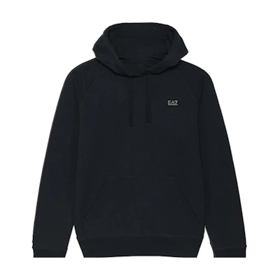 Emporio Armani EA7 Black Pullover Hoodie 6GPM96-J07Z-1200