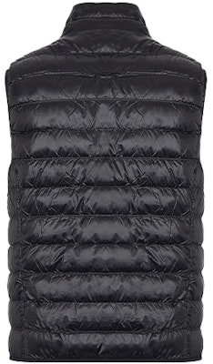 Emporio Armani EA7 Black Quilted Logo Puffer Vest 8NPQ01-PN29Z-0208 Lookbook Emporio Armani EA7 Black Quilted Logo Puffer Vest 8NPQ01-PN29Z-0208