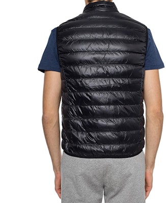 Emporio Armani EA7 Black Quilted Logo Puffer Vest 8NPQ01-PN29Z-0208 Details for Emporio Armani EA7 Black Quilted Logo Puffer Vest 8NPQ01-PN29Z-0208