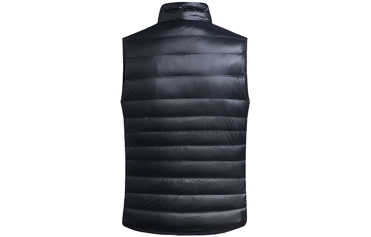 Lookbook Emporio Armani EA7 黑色無袖徽標羽絨背心 8NPQ01-PN29Z-1200