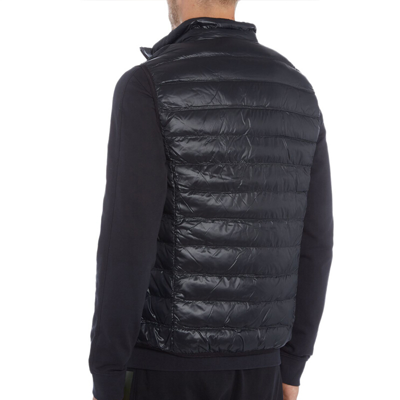 Purchase Emporio Armani EA7 黑色無袖徽標羽絨背心 8NPQ01-PN29Z-1200