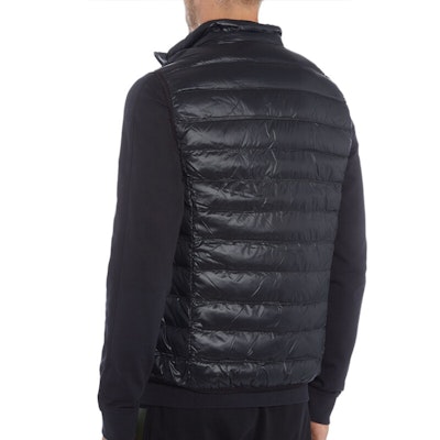 Emporio Armani EA7 黑色無袖徽標羽絨背心 8NPQ01-PN29Z-1200 Purchase Emporio Armani EA7 黑色無袖徽標羽絨背心 8NPQ01-PN29Z-1200