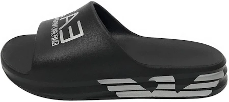 Emporio Armani EA7 Black Slide Sandals EVA Quick-Dry XBP008XK337N763 Emporio Armani EA7 Black Slide Sandals EVA Quick-Dry XBP008XK337N763