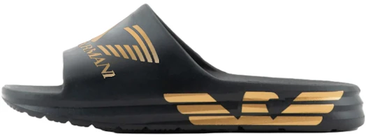 Emporio Armani EA7 Black Slide Sandals for Men XBP008XK337M700 Black Emporio Armani EA7 Black Slide Sandals for Men XBP008XK337M700 Black