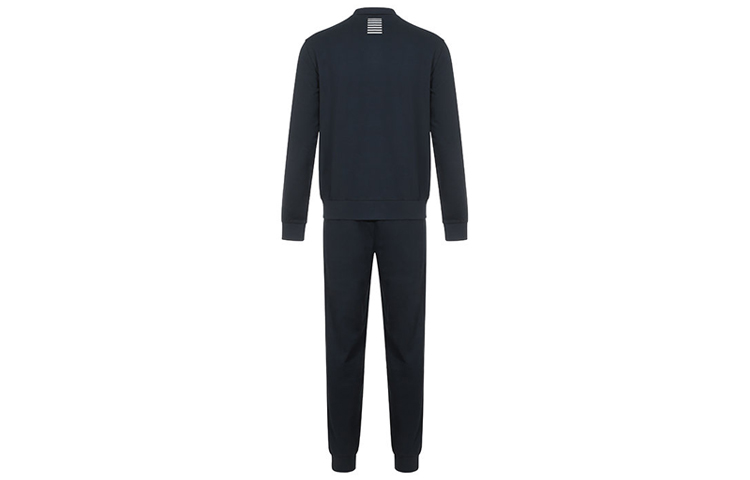 Lookbook Emporio Armani EA7 Black Solid Print Casual Tracksuit Set 8NPV51-PJ05Z-1200