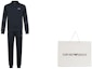 Shop Emporio Armani EA7 Black Solid Print Casual Tracksuit Set 8NPV51-PJ05Z-1200