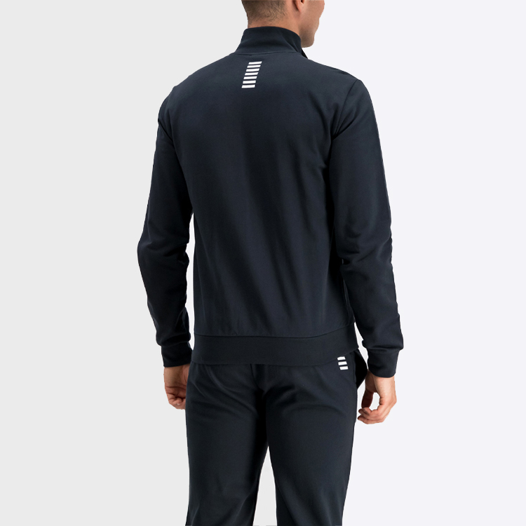 Details for Emporio Armani EA7 Black Solid Print Casual Tracksuit Set 8NPV51-PJ05Z-1200