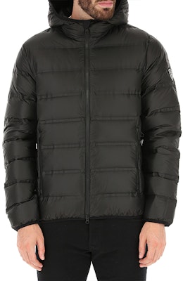 エンポリオアルマーニ EA7 ブラック ソリッド ジップアップ フード付き パファージャケット 6GPB64-PNN3Z-1200 Shop エンポリオアルマーニ EA7 ブラック ソリッド ジップアップ フード付き パファージャケット 6GPB64-PNN3Z-1200