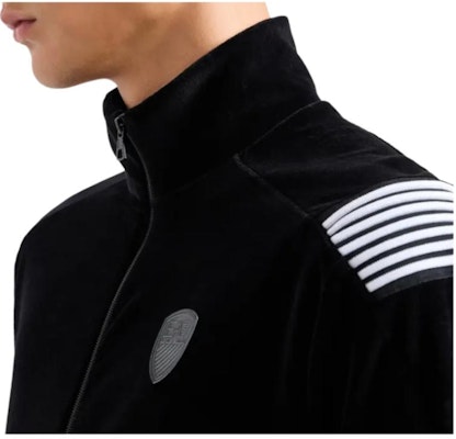 Emporio Armani EA7 Black Stand Collar Logo Zip-Up Loose Sweatshirt Men. 6DPM54-PJLXZ-1200 Details for Emporio Armani EA7 Black Stand Collar Logo Zip-Up Loose Sweatshirt Men. 6DPM54-PJLXZ-1200