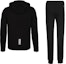 Lookbook Emporio Armani EA7 Black Tracksuit - Logo Print Jacket and Pants Set. 8NPV80-PJ05Z-1200