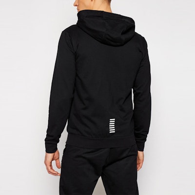 Emporio Armani EA7 Black Tracksuit - Logo Print Jacket and Pants Set. 8NPV80-PJ05Z-1200 Sizing Emporio Armani EA7 Black Tracksuit - Logo Print Jacket and Pants Set. 8NPV80-PJ05Z-1200