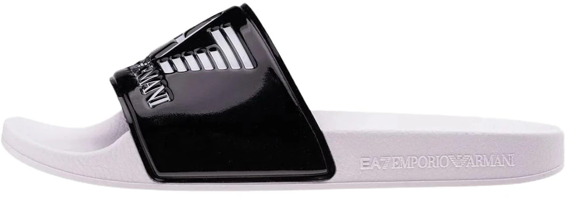 Emporio Armani EA7 Black White Color Block Beach Slide Sandals. XCP001XCC22Q655 Buy Emporio Armani EA7 Black White Color Block Beach Slide Sandals. XCP001XCC22Q655