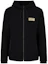 Buy Emporio Armani EA7 Hoodie Hitam Zip-Up dengan Cetakan Huruf dan Angka 3DPM12-PJG1Z-1200