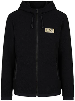 Emporio Armani EA7 Hoodie Hitam Zip-Up dengan Cetakan Huruf dan Angka 3DPM12-PJG1Z-1200 Order Emporio Armani EA7 Hoodie Hitam Zip-Up dengan Cetakan Huruf dan Angka 3DPM12-PJG1Z-1200