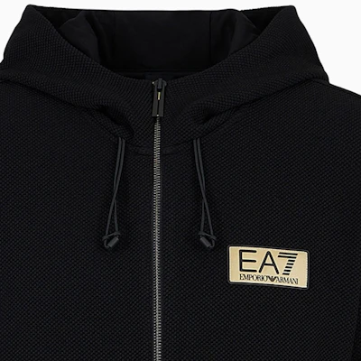 Emporio Armani EA7 Hoodie Hitam Zip-Up dengan Cetakan Huruf dan Angka 3DPM12-PJG1Z-1200 Purchase Emporio Armani EA7 Hoodie Hitam Zip-Up dengan Cetakan Huruf dan Angka 3DPM12-PJG1Z-1200