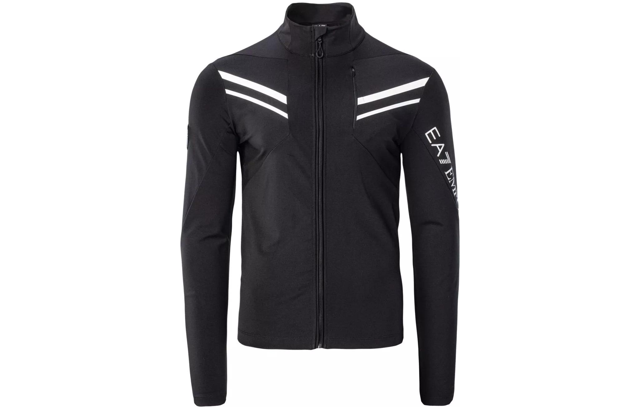 Emporio Armani EA7 Black Zip-Up Long Sleeve Jacket 6LPMC8PJKAZ1200