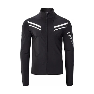 Emporio Armani EA7 Black Zip-Up Long Sleeve Jacket 6LPMC8PJKAZ1200