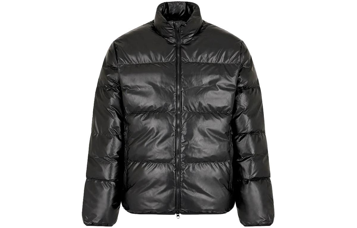 Emporio Armani EA7 Black Zip-Up Puffer Jacket with Logo Design 6RPB02-PN3VZ-1200