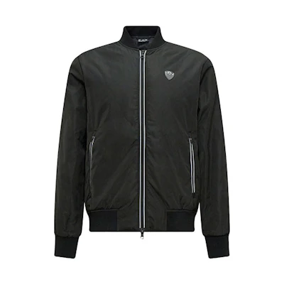 Emporio Armani EA7 Black Zipper Jacket FW23 with Logo Design. 8NPB12-PN7LZ-1200