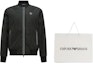 Purchase Emporio Armani EA7 Black Zipper Jacket FW23 with Logo Design. 8NPB12-PN7LZ-1200