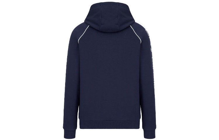 Lookbook Emporio Armani EA7 藍色連帽上衣附字母印花設計 6KPM74-PJ07Z-1554