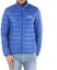 Shop EMPORIO ARMANI EA7 蓝色字母印花轻薄羽绒夹克 8NPB01-PN29Z-1598