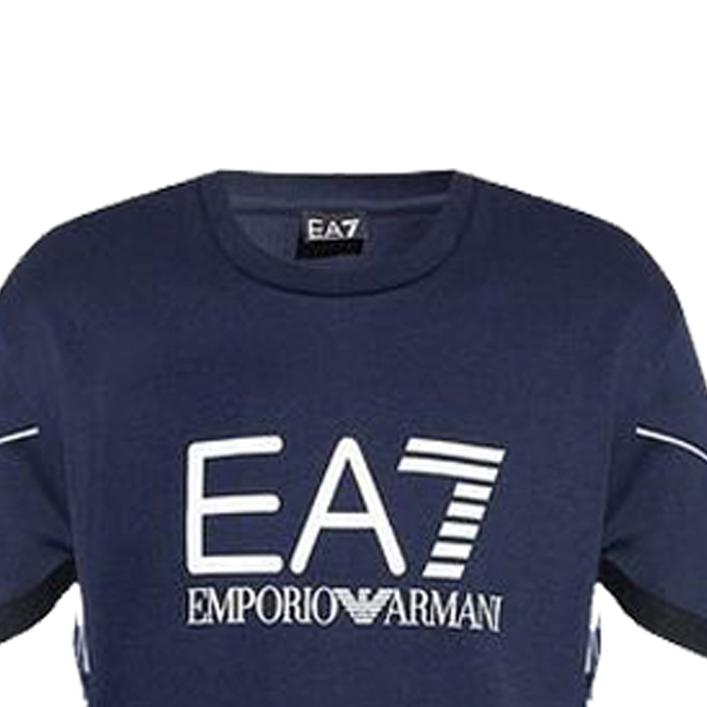 Purchase Emporio Armani EA7 藍色標誌印花圓領長袖運動衫 6KPM03-PJ3MZ-1554