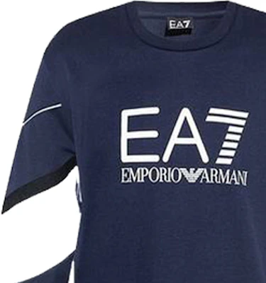 Emporio Armani EA7 藍色標誌印花圓領長袖運動衫 6KPM03-PJ3MZ-1554 Details for Emporio Armani EA7 藍色標誌印花圓領長袖運動衫 6KPM03-PJ3MZ-1554