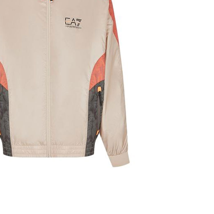 Emporio Armani EA7 Colorblock Logo Zip Jacket Brown Orange Green 3RPB19-PN5ZZ-1722 圖 7
