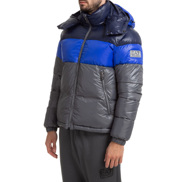 Emporio Armani EA7 Colorblock Zip Hoodie Jacket Gray/Blue. 6KPB59-PNR4Z-1977 圖 6