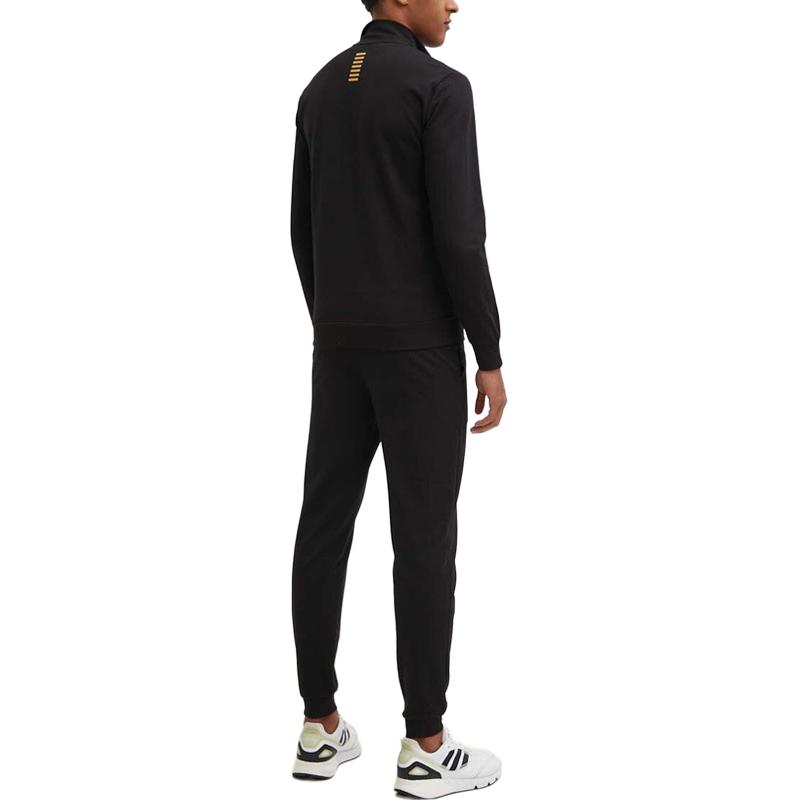Lookbook EMPORIO ARMANI EA7 核心标识黑色标志印花休闲运动套装 8NPV60-PJVRZ-0208