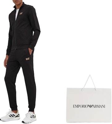 EMPORIO ARMANI EA7 核心标识黑色标志印花休闲运动套装 8NPV60-PJVRZ-0208 Cheap EMPORIO ARMANI EA7 核心标识黑色标志印花休闲运动套装 8NPV60-PJVRZ-0208