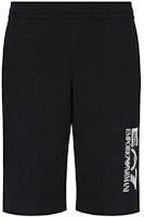 EMPORIO ARMANI EA7 Cotton Shorts with Logo Print in Black. 3KPS73-PJ05Z-1200 EMPORIO ARMANI EA7 Cotton Shorts with Logo Print in Black. 3KPS73-PJ05Z-1200