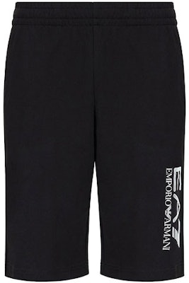 EMPORIO ARMANI EA7 Cotton Shorts with Logo Print in Black. 3KPS73-PJ05Z-1200 Order EMPORIO ARMANI EA7 Cotton Shorts with Logo Print in Black. 3KPS73-PJ05Z-1200