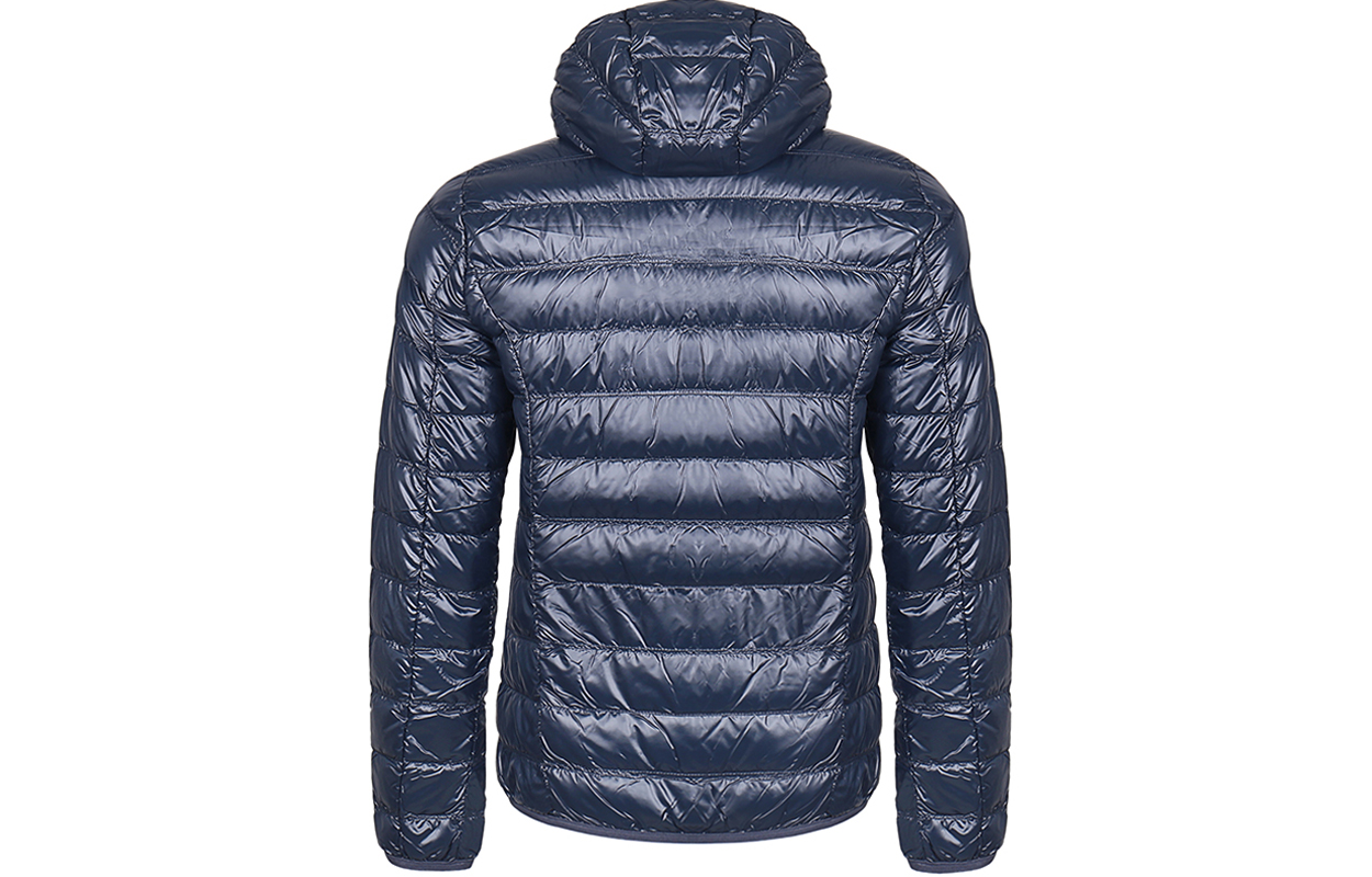 Lookbook EMPORIO ARMANI EA7 Deep Blue Hooded Down Jacket Winter Collection 8NPB02-PN29Z-1578