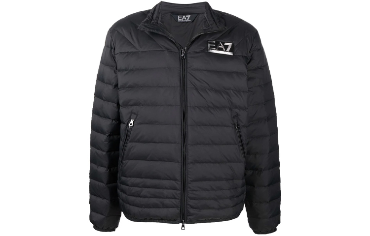 Emporio Armani EA7 FW21 Black Down Jacket with Logo Print. 6KPB14-PNR4Z-1200 圖 2