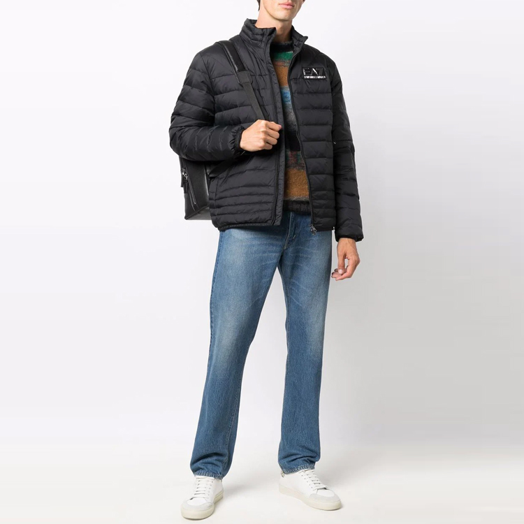 Emporio Armani EA7 FW21 Black Down Jacket with Logo Print. 6KPB14-PNR4Z-1200 圖 3