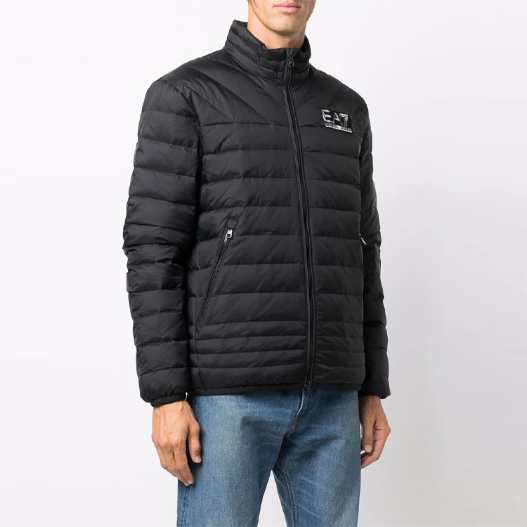Emporio Armani EA7 FW21 Black Down Jacket with Logo Print. 6KPB14-PNR4Z-1200 圖 4